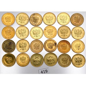 PRL, Set of 5 Gold 1982-86 (24 copies)