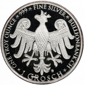 III RP, Medal Wam Kury Szczać Prowadzać - silver