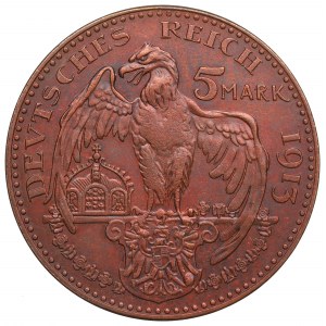 Germany, 5 marks 1913 - Sample copy
