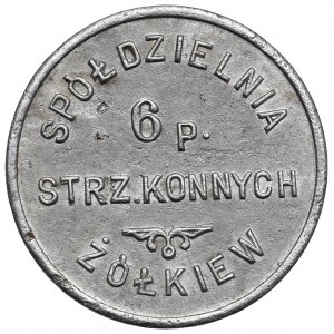 II RP, 1 zl Vojenské družstvo 6. jazdeckého streleckého pluku, Żółkiew - rarita !