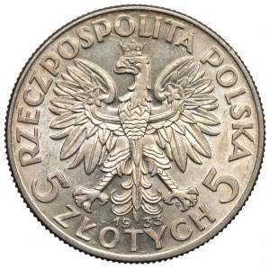 II Republic of Poland, 5 zloty 1933 Polonia