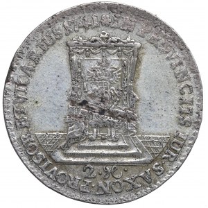 Augustus III Saský, dvojitá trofej farára 1741
