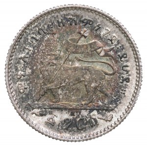 Ethiopia, Manelik II, 1 ghersh 1903