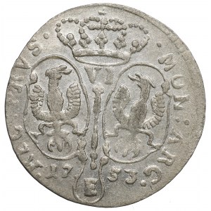 Prusy Książęce, Szóstak 1753 E
