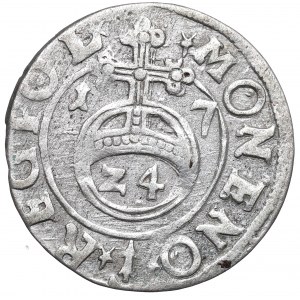 Žigmund III Vaza, Polovičná stopa 1617, Bydgoszcz - Sas bez štítu