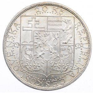 Czechosłowacja, 20 koron 1937 Masaryk
