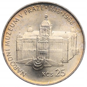 Československo, 25 korún 1968 - Národné múzeum
