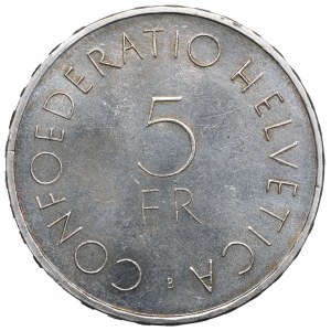 Switzerland, 5 francs 1963