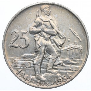Czechoslovakia, 25 korona 1954