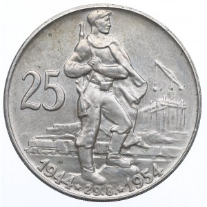 Czechoslovakia, 25 korona 1954