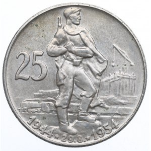Československo, 25 korún 1954