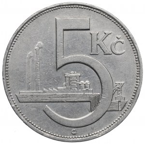Czechoslovakia, 5 korun 1938