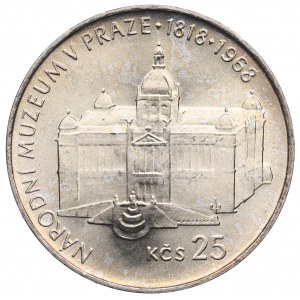 Československo, 25 korún 1968 - Národné múzeum