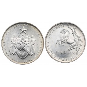 Czechoslovakia, Set of 10 and 50 crowns