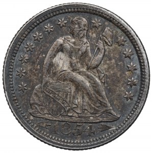USA, One dime 1854 - Seated Liberty Dime