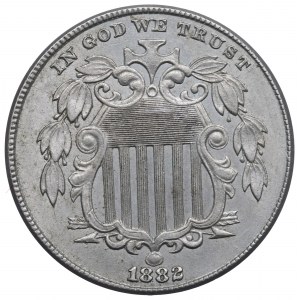 USA, 5 cents 1882
