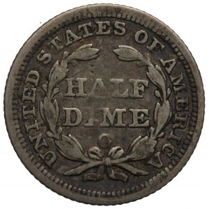 USA, Half dime 1848