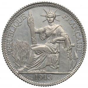 Francúzska Indočína, 20 centimov 1913