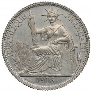 Fench Indochine, 20 centimes 1916