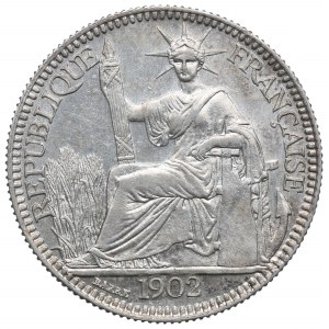 Francúzska Indočína, 10 centimov 1902