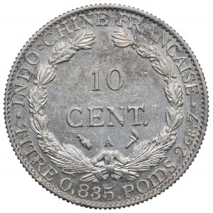 Francúzska Indočína, 10 centimov 1902
