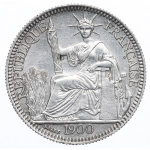 Francúzska Indočína, 10 centimov 1900