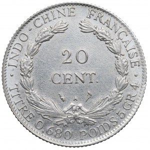 Fench Indochine, 20 centimes 1928