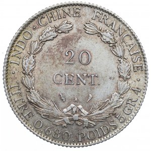 Fench Indochine, 20 centimes 1927