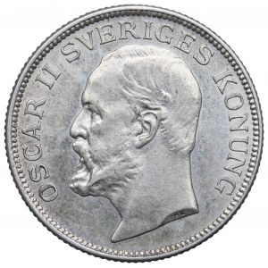 Sweden, 1 krona 1907