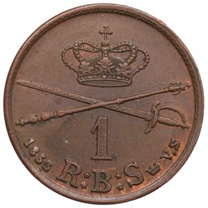 Dánsko, 1 Rigsbankzabitie 1853