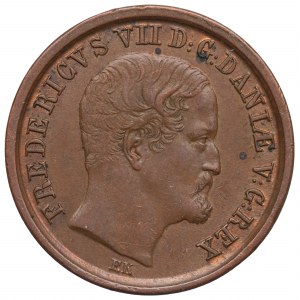 Denmark, 1 Rigsbankskilling 1853