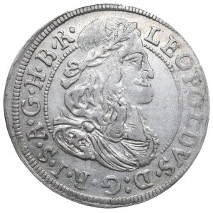 Rakúsko, Leopold I., 3 krajcars 1682, Hall