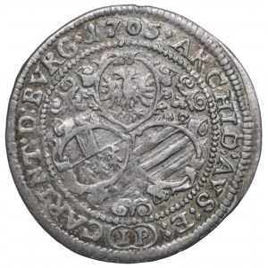 Austria, 3 krajcars 1705