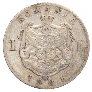 Rumunia, Karol I, 1 leu 1901