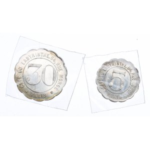 France, Set of 2 Café Tokens Paris