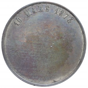 France, Medal, Napoleon III, 1874