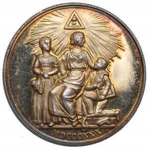 Anglicko, slobodomurárska medaila 1830