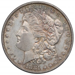 USA, Morganov dolár 1881 O