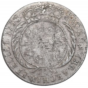 Saxony, Friedrich August II, 18 groschen 1753