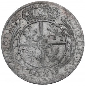 Germany, Saxony, Friedrich August II, 18 groschen 1754 - efraim