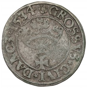 Sigismund I the Old, Penny 1534 Gdansk