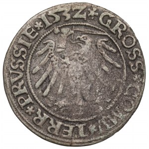 Žigmund I. Starý, Grosz pre pruské krajiny 1532, Toruň - PRVS/PRVSSIE
