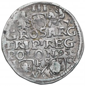 Zygmunt III Waza, Trojak 1595, Bydgoszcz - nieopisany