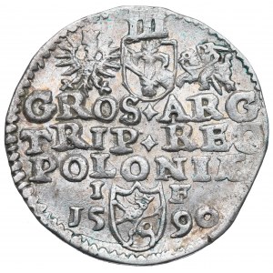 Zygmunt III Waza, Trojak 1590, Olkusz