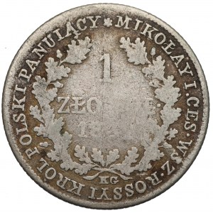 Królestwo Polskie, Mikołaj I, 1 złoty 183(?)