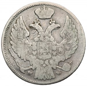 Poland under Russia, Nicholas I, 15 kopecks=1 zloty 1837