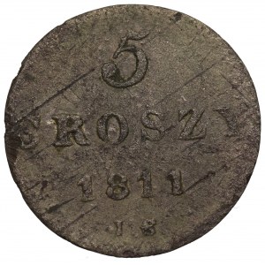 Duchy of Warsaw, 5 groszy 1811