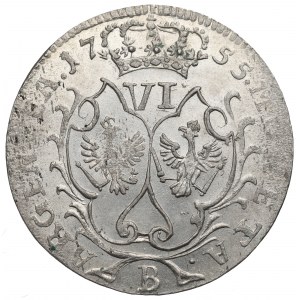 Knížecí Prusko, Fridrich II., 6. července 1755, Vratislav