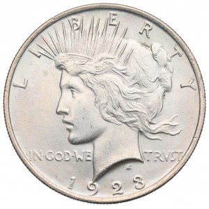 USA, dolár mieru 1923