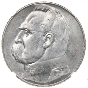 II RP, 10 złotych 1936 Piłsudski - NGC AU58